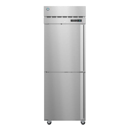 Hoshizaki Refrigerator, Single Section Upright, Half Stainless Doors with Lock,  R1A-HSL
